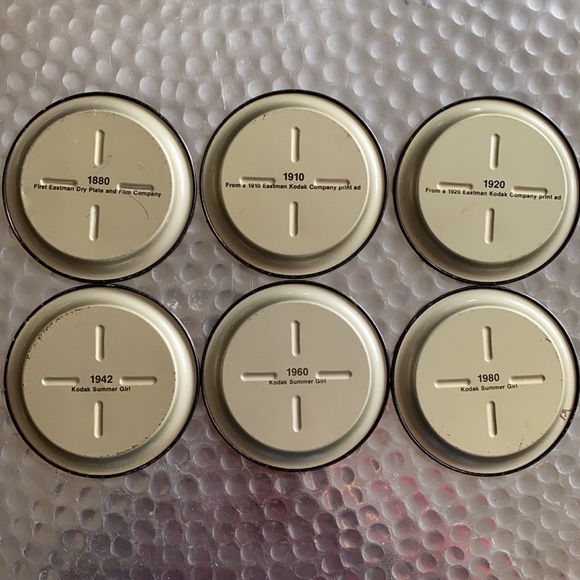 Vintage Kodak Photographic Advertisement Coaster Set - Picture 2 of 8